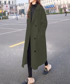 【アミュレット/Amulet】のロングチェスターコート 人気、トレンドファッション・服の通販 founy(ファニー) ファッション Fashion レディースファッション Fashion for Women アウター Coat / Outerwear Collection コート・ロングコート・ピーコート Long Coats, Peacoats & More チェスターコート・ロング丈アウター Chester Coats / Chesterfield Long Coats クラシカル Classical, Vintage-Inspired フォーマル Formal, Dressy ポケット Pocket, Pocket Detail ロング Long, Long-Length エレガント 上品 Elegant 定番 Standard, Basic Item thumbnail グリーン|ID: prp329100004736197 ipo3291000000034245890