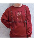 【アクシーズファム/axes femme】の編み上げアソート柄トレーナー 人気、トレンドファッション・服の通販 founy(ファニー) ファッション Fashion レディースファッション Fashion for Women おすすめ Recommended / Our Picks シンプル Simple, Minimal トレーナー Sweatshirt, Trainer フェミニン Feminine, Girly プリント Print, Printed Pattern ボトム Bottoms, Lower Wear リメイク Remake, Reconstructed 秋 Autumn thumbnail ワイン|ID: prp329100004736204 ipo3291000000034273324
