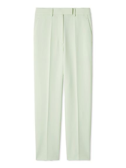 【ミラオーウェン/Mila Owen】の後ろゴムセンタープレステーパードパンツ インテリア・キッズ・メンズ・レディースファッション・服の通販 founy(ファニー) 　雑誌掲載アイテム　Magazine Picks & Fashion Features　ファッション雑誌　Fashion Magazines　ジゼル　GISELe　ファッション　Fashion　レディースファッション　Fashion for Women　パンツ　Pants & Trousers　ウォッシャブル　Machine Washable　エレガント 上品　Elegant　秋　Autumn　12月号　December Issue　ストレッチ　Stretch, Stretchy Fabric　スマート　Smart, Elegant　センター　Center, Center Line　雑誌　Magazine, Fashion Magazine　チェック　Check, Plaid, Tartan　トレンド　Trend, Trending Now　定番　Standard, Basic Item　人気　Popular, Best Seller　フロント　Front, Front Design　ボトム　Bottoms, Lower Wear　ビジネス 仕事 通勤　Business / Work / Commuting　MNT[021]|ID: prp329100004736216 ipo3291000000034435990