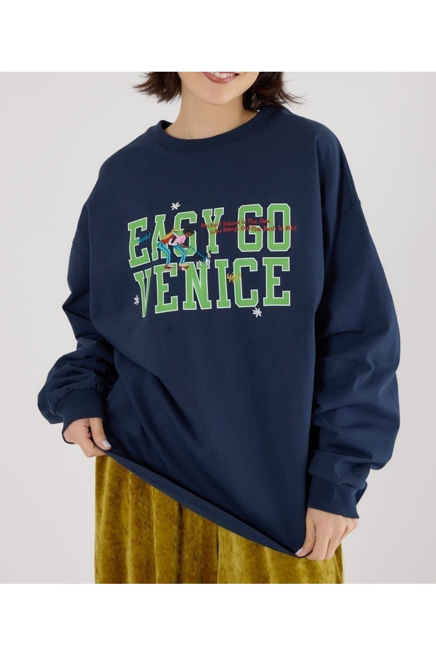 【ロデオクラウンズワイドボウル/RODEO CROWNS WIDE BOWL】のembroidery collegeロング Tシャツ インテリア・キッズ・メンズ・レディースファッション・服の通販 founy(ファニー) 　ファッション　Fashion　レディースファッション　Fashion for Women　トップス・カットソー　Cut & Sew Tops　シャツ・ブラウス・オフィスカジュアル　Elegant Blouses & Button-Ups　ロングTシャツ・Tシャツ　Longline T-Shirts & Tees　イラスト　Illustration　インナー　Innerwear　ギャザー　Gathered, Ruffled　グラフィック　Graphic, Graphic Design　シンプル　Simple, Minimal　デニム　Denim, Jeans Material　プリント　Print, Printed Pattern　リラックス　Relax, Relaxed Fit　ロング　Long, Long-Length　おすすめ　Recommended / Our Picks　NVY|ID: prp329100004736344 ipo3291000000034273312
