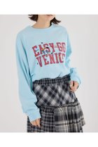 【ロデオクラウンズワイドボウル/RODEO CROWNS WIDE BOWL】のembroidery collegeロング Tシャツ 人気、トレンドファッション・服の通販 founy(ファニー) ファッション Fashion レディースファッション Fashion for Women トップス・カットソー Cut & Sew Tops シャツ・ブラウス・オフィスカジュアル Elegant Blouses & Button-Ups ロングTシャツ・Tシャツ Longline T-Shirts & Tees イラスト Illustration インナー Innerwear ギャザー Gathered, Ruffled グラフィック Graphic, Graphic Design シンプル Simple, Minimal デニム Denim, Jeans Material プリント Print, Printed Pattern リラックス Relax, Relaxed Fit ロング Long, Long-Length おすすめ Recommended / Our Picks thumbnail SAX|ID: prp329100004736344 ipo3291000000034273313
