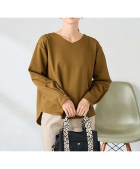 【アー ヴェー ヴェー/a.v.v】のリップルVネックプルオーバー 人気、トレンドファッション・服の通販 founy(ファニー) ファッション Fashion レディースファッション Fashion for Women トップス・カットソー Cut & Sew Tops カジュアルプルオーバー・ニットトップス Pullovers & Knit Tops / Casual Pullovers Vネックトップス V-Neck Tops / V-Cut Neckline Shirts ボトム Bottoms, Lower Wear 再入荷 Restock / Back in Stock |ID:prp329100004736350