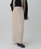 【レプシィム ローリーズファーム/LEPSIM LOWRYS FARM】の《セルフカット可能》ベロアプリーツスカート アイボリー08|ID: prp329100004736369 ipo3291000000035176549