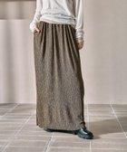 【レプシィム ローリーズファーム/LEPSIM LOWRYS FARM】の《セルフカット可能》ベロアプリーツスカート ブラウン55|ID: prp329100004736369 ipo3291000000035176554