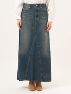 【リーバイス/Levis】のICONIC ロングスカート ミディアムインディゴ 人気、トレンドファッション・服の通販 founy(ファニー) ファッション Fashion レディースファッション Fashion for Women スカート Skirts ロングスカート Long Skirts / Maxi & Midi Skirts ジーンズ Jeans, Denim Pants スニーカー Sneakers, Trainers スリット Slit, Slit Detail デニム Denim, Jeans Material ポケット Pocket, Pocket Detail ロング Long, Long-Length 人気 Popular, Best Seller thumbnail Medium Indigo - Worn In|ID: prp329100004736377 ipo3291000000035089912