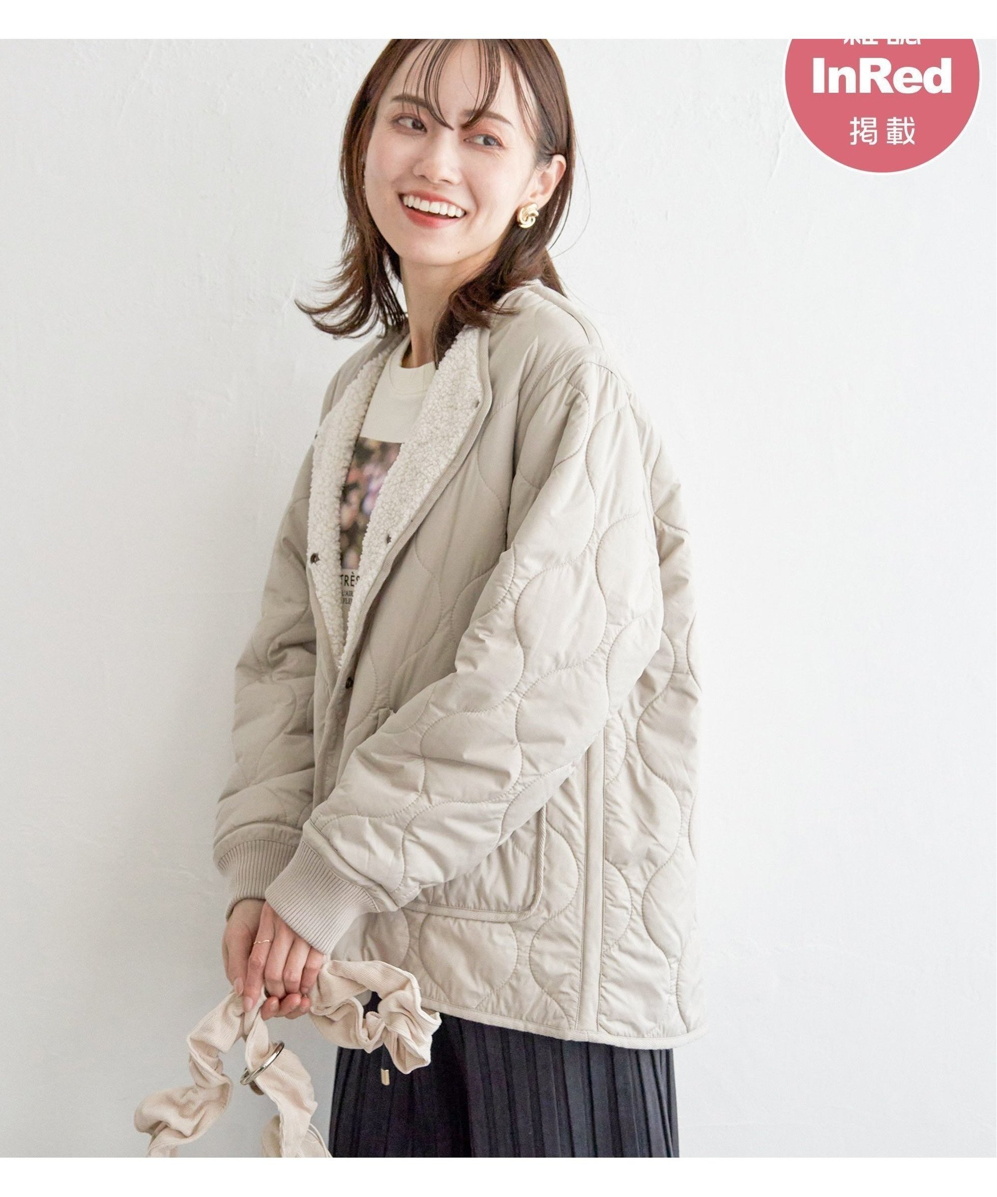 【イッカ/ikka】の【2WAY/親子コーデ】キルトボアリバーシブルブルゾン インテリア・キッズ・メンズ・レディースファッション・服の通販 founy(ファニー) ファッション Fashion レディースファッション Fashion for Women アウター Coat / Outerwear Collection ブルゾンジャケット・スポーティアウター Blouson Jackets キルティング Quilted, Quilting キルト Quilt, Quilted Fabric タフタ Taffeta, Structured Fabric バランス Balance, Style Balance フェミニン Feminine, Girly ポケット Pocket, Pocket Detail 防寒 Cold Protection, Winter-Ready リバーシブル Reversible, Two-Sided 冬 Winter / This Winter おすすめ Recommended / Our Picks ベージュ|ID: prp329100004736382 ipo3291000000034453916