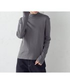 【コムサイズム/COMME CA ISM】の吸湿発熱 ハイネックTシャツ グレー|ID: prp329100004736399 ipo3291000000034342297