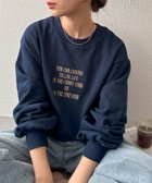 【ディスコート/Discoat】の【WEB限定】刺繍ロゴショートスウェット ネイビー|ID: prp329100004736422 ipo3291000000034213758