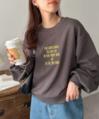 【ディスコート/Discoat】の【WEB限定】刺繍ロゴショートスウェット チャコールグレー|ID: prp329100004736422 ipo3291000000034213764