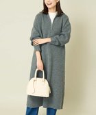 【アー ヴェー ヴェー/a.v.v】のハーフジップニットワンピース ダークグレー|ID: prp329100004736453 ipo3291000000034643609