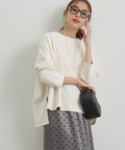 【アンディコール/un dix cors】の《SNSで話題!・楽ちんキレイ見え》ダンボールポンチョカットソー アイボリー|ID: prp329100004736480 ipo3291000000034237004