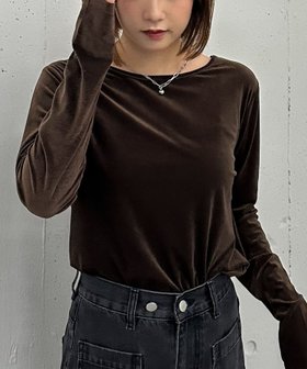 【アルシーヴ/archives】のシアーベロアTOPS 人気、トレンドファッション・服の通販 founy(ファニー) ファッション Fashion レディースファッション Fashion for Women トップス・カットソー Cut & Sew Tops ベロアトップス Velour Tops / Velvet-Look Items インナー Innerwear シアー Sheer, See-Through デコルテ Décolleté, Neckline ベロア Velour, Soft Velvet 春 Spring 秋 Autumn |ID:prp329100004736502