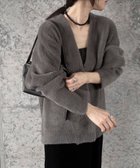 【ドゥ アルシーヴ/Doux archives】のダブルフェイスシャギーカーデ 人気、トレンドファッション・服の通販 founy(ファニー) ファッション Fashion レディースファッション Fashion for Women インナー Innerwear シンプル Simple, Minimal thumbnail CHARCOAL GRAY|ID: prp329100004736513 ipo3291000000034285293