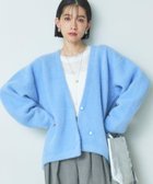 【ドゥ アルシーヴ/Doux archives】のダブルフェイスシャギーカーデ 人気、トレンドファッション・服の通販 founy(ファニー) ファッション Fashion レディースファッション Fashion for Women インナー Innerwear シンプル Simple, Minimal thumbnail BLUE|ID: prp329100004736513 ipo3291000000034285294