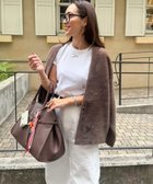 【ドゥ アルシーヴ/Doux archives】のダブルフェイスシャギーカーデ 人気、トレンドファッション・服の通販 founy(ファニー) ファッション Fashion レディースファッション Fashion for Women インナー Innerwear シンプル Simple, Minimal thumbnail BROWN|ID: prp329100004736513 ipo3291000000034285295
