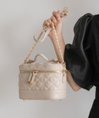 【ランダ/RANDA】のキルティング2WAYバニティバッグ CREAM|ID: prp329100004736525 ipo3291000000034214359
