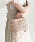 【ランダ/RANDA】のキルティング2WAYバニティバッグ PNK/GLD|ID: prp329100004736525 ipo3291000000034214362