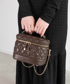 【ランダ/RANDA】のキルティング2WAYバニティバッグ D.BROWN|ID: prp329100004736525 ipo3291000000034214363