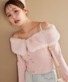 【ナイスクラップ/NICE CLAUP】の【REVIVAL】ビジューファーニット 人気、トレンドファッション・服の通販 founy(ファニー) ファッション Fashion レディースファッション Fashion for Women トップス・カットソー Cut & Sew Tops ニット Knit Tops & Sweaters アクセサリー Fashion Accessories ビジュー Bijou, Jewel-like Accent フィット Fit, Slim Fit フェイクファー Faux Fur, Imitation Fur ボトム Bottoms, Lower Wear リブニット Rib Knit, Ribbed Knit ロング Long, Long-Length おすすめ Recommended / Our Picks 2025年 2025 2025-2026秋冬・A/W Autumn/Winter 2025–26 AW25–26 thumbnail ピンク|ID: prp329100004736548 ipo3291000000034580861
