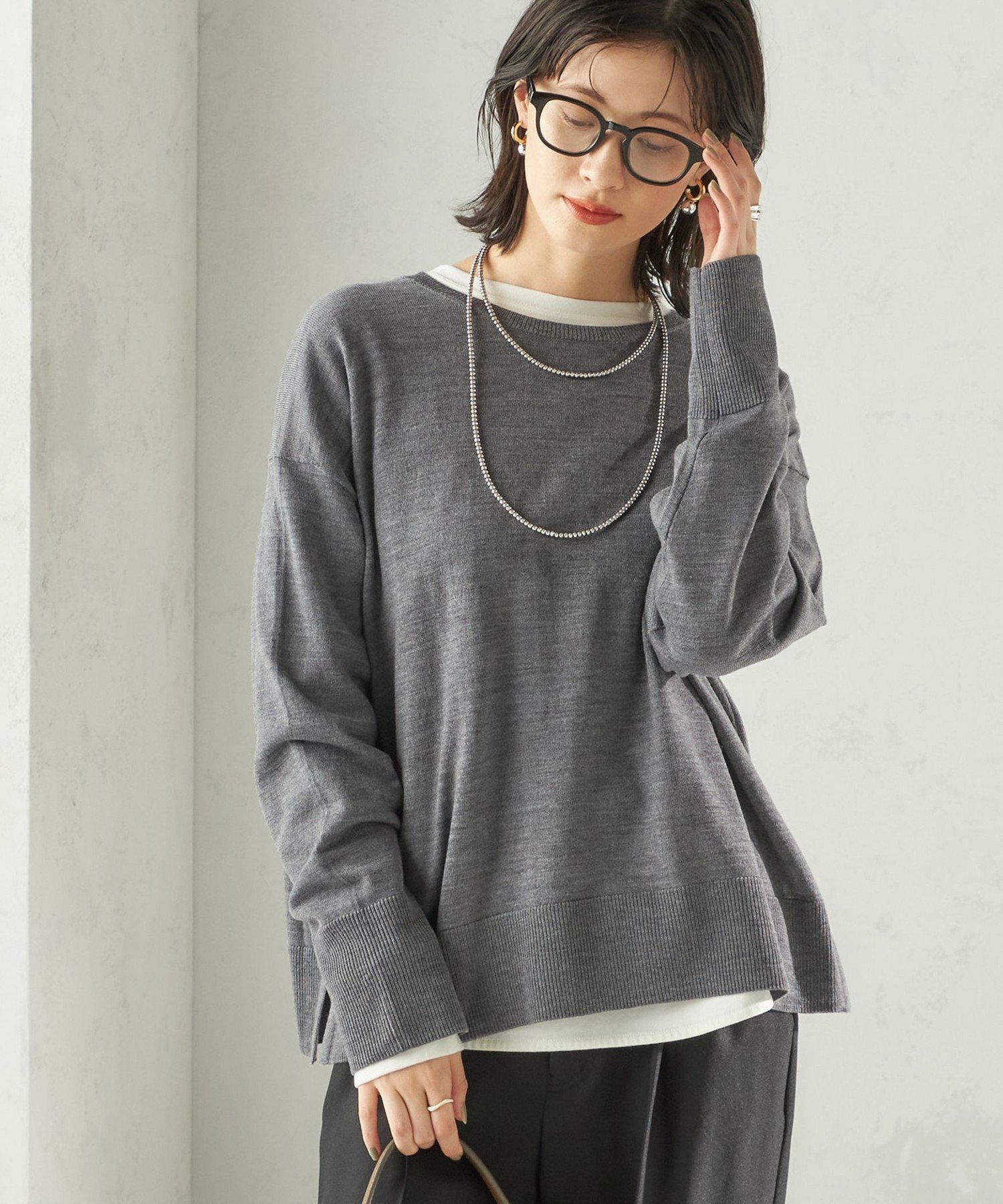 【シップス フォー ウィメン/SHIPS】の手洗い可能 14G ウォッシャブル クルーネック ニット プルオーバー 人気、トレンドファッション・服の通販 founy(ファニー) 　ファッション　Fashion　レディースファッション　Fashion for Women　トップス・カットソー　Cut & Sew Tops　ニット　Knit Tops & Sweaters　カジュアルプルオーバー・ニットトップス　Pullovers & Knit Tops / Casual Pullovers　インナー　Innerwear　ウォッシャブル　Machine Washable　ポケット　Pocket, Pocket Detail　おすすめ　Recommended / Our Picks　2025年　2025　2025-2026秋冬・A/W　Autumn/Winter 2025–26 AW25–26　 other-1|ID: prp329100004736569 ipo3291000000035197709