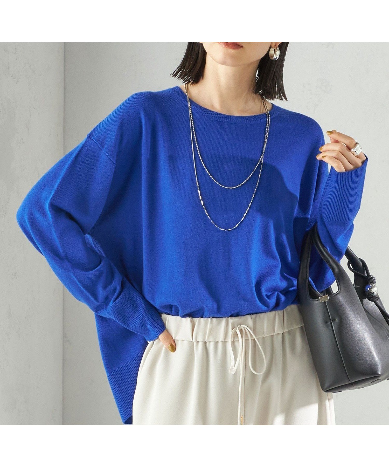 【シップス フォー ウィメン/SHIPS】の手洗い可能 14G ウォッシャブル クルーネック ニット プルオーバー インテリア・キッズ・メンズ・レディースファッション・服の通販 founy(ファニー) 　ファッション　Fashion　レディースファッション　Fashion for Women　トップス・カットソー　Cut & Sew Tops　ニット　Knit Tops & Sweaters　カジュアルプルオーバー・ニットトップス　Pullovers & Knit Tops / Casual Pullovers　インナー　Innerwear　ウォッシャブル　Machine Washable　ポケット　Pocket, Pocket Detail　おすすめ　Recommended / Our Picks　2025年　2025　2025-2026秋冬・A/W　Autumn/Winter 2025–26 AW25–26　ブルー|ID: prp329100004736569 ipo3291000000035197719