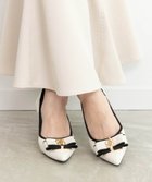 【ランダ/RANDA】の【走れる美脚パンプス】モノグラムパーツリボンフィットパンプス IVORY|ID: prp329100004736618 ipo3291000000034214934