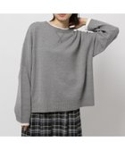 【ニコアンド/niko and】のレイヤー風クループルオーバー 人気、トレンドファッション・服の通販 founy(ファニー) ファッション Fashion レディースファッション Fashion for Women トップス・カットソー Cut & Sew Tops カジュアルプルオーバー・ニットトップス Pullovers & Knit Tops / Casual Pullovers おすすめ Recommended / Our Picks アクリル Acrylic Material キルト Quilt, Quilted Fabric シンプル Simple, Minimal スウェット / スエット Sweatshirt, Sweatwear チェック Check, Plaid, Tartan トレンド Trend, Trending Now バランス Balance, Style Balance ベーシック Basic, Essential ボトム Bottoms, Lower Wear エレガント 上品 Elegant thumbnail グレー|ID: prp329100004736659 ipo3291000000034215154