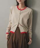 【センスオブプレイス/SENSE OF PLACE by URBAN RESEARCH】のレイヤードバイカラーニットカーディガン 人気、トレンドファッション・服の通販 founy(ファニー) ファッション Fashion レディースファッション Fashion for Women トップス・カットソー Cut & Sew Tops ニット Knit Tops & Sweaters カーディガン・羽織り Layered Style Cardigans 2025年 2025 2025-2026秋冬・A/W Autumn/Winter 2025–26 AW25–26 冬 Winter / This Winter カットソー Cut and Sewn Top ストレート Straight, Straight Cut プリーツ Pleats, Pleated A/W・秋冬 Autumn/Winter thumbnail BEG×RED|ID: prp329100004736662 ipo3291000000034439168