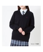 【イーストボーイ/EASTBOY】のセーター 綿 7G ニット 女子 制服 スクール 人気、トレンドファッション・服の通販 founy(ファニー) ファッション Fashion レディースファッション Fashion for Women トップス・カットソー Cut & Sew Tops ニット Knit Tops & Sweaters セーター Sweater, Knitwear タンブラー Tumbler, Travel Mug 長袖 Long Sleeve, Full Sleeve ポケット Pocket, Pocket Detail おすすめ Recommended / Our Picks thumbnail ネイビー×レッド|ID: prp329100004736666 ipo3291000000034623277