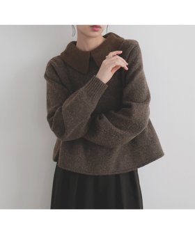 【リアン/Lian】のペプラムポロニットプルオーバー 人気、トレンドファッション・服の通販 founy(ファニー) ファッション Fashion レディースファッション Fashion for Women トップス・カットソー Cut & Sew Tops ニット Knit Tops & Sweaters カジュアルプルオーバー・ニットトップス Pullovers & Knit Tops / Casual Pullovers ペプラム Peplum, Flared Hem |ID:prp329100004736676