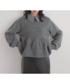 【リアン/Lian】のペプラムポロニットプルオーバー 人気、トレンドファッション・服の通販 founy(ファニー) ファッション Fashion レディースファッション Fashion for Women トップス・カットソー Cut & Sew Tops ニット Knit Tops & Sweaters カジュアルプルオーバー・ニットトップス Pullovers & Knit Tops / Casual Pullovers ペプラム Peplum, Flared Hem thumbnail チャコールグレー|ID: prp329100004736676 ipo3291000000034882172