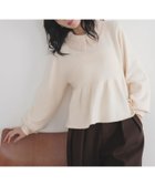 【リアン/Lian】のペプラムポロニットプルオーバー 人気、トレンドファッション・服の通販 founy(ファニー) ファッション Fashion レディースファッション Fashion for Women トップス・カットソー Cut & Sew Tops ニット Knit Tops & Sweaters カジュアルプルオーバー・ニットトップス Pullovers & Knit Tops / Casual Pullovers ペプラム Peplum, Flared Hem thumbnail アイボリー|ID: prp329100004736676 ipo3291000000034882174