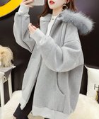 【ミニミニストア/miniministore】の裏微起毛パーカージップアップ レディース 人気、トレンドファッション・服の通販 founy(ファニー) ファッション Fashion レディースファッション Fashion for Women トップス・カットソー Cut & Sew Tops レディースパーカー・カジュアルフーディー Casual Hoodies & Sweatshirts スウェット / スエット Sweatshirt, Sweatwear パーカー Hoodie, Parka 冬 Winter / This Winter 楽ちん Easy Fit, Comfortable 無地 Plain, Solid Color A/W・秋冬 Autumn/Winter 長袖 Long Sleeve, Full Sleeve thumbnail グレー|ID: prp329100004736680 ipo3291000000034647508