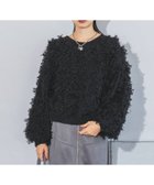 【ジーナシス/JEANASiS】のラメカットジャガードショートプルオーバー ブラック|ID: prp329100004736704 ipo3291000000034624778