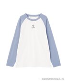 【フリーズマート/FREE'S MART】のエンジェルブルーコラボ ラグランロング丈Tシャツ 人気、トレンドファッション・服の通販 founy(ファニー) ファッション Fashion レディースファッション Fashion for Women トップス・カットソー Cut & Sew Tops シャツ・ブラウス・オフィスカジュアル Elegant Blouses & Button-Ups ロングTシャツ・Tシャツ Longline T-Shirts & Tees おすすめ Recommended / Our Picks キャラクター Character, Licensed Characters デニム Denim, Jeans Material プリント Print, Printed Pattern ボトム Bottoms, Lower Wear ロング Long, Long-Length 人気 Popular, Best Seller thumbnail オフホワイト×ブルー|ID: prp329100004736705 ipo3291000000034350164