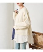 【フリークスストア/FREAK'S STORE】の裏起毛 スウェット × シャツ レイヤード風 トップス【限定展開】 25AW ナチュラル|ID: prp329100004736737 ipo3291000000034215552