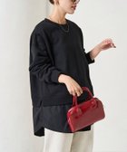 【フリークスストア/FREAK'S STORE】の裏起毛 スウェット × シャツ レイヤード風 トップス【限定展開】 25AW ブラック|ID: prp329100004736737 ipo3291000000034215554