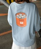 【アイモハ/aimoha】のHOOK -original- ヴィンテージ風缶詰猫バックプリントTEE 人気、トレンドファッション・服の通販 founy(ファニー) ファッション Fashion レディースファッション Fashion for Women バッグ Bags イラスト Illustration グラフィック Graphic, Graphic Design シンプル Simple, Minimal スリーブ Sleeve, Long Sleeve / Short Sleeve フロント Front, Front Design プリント Print, Printed Pattern ロング Long, Long-Length ワンポイント One Point, Statement Accent ヴィンテージ Vintage Style 猫 Cat, Kitty thumbnail ライトブルー|ID: prp329100004736738 ipo3291000000034215558
