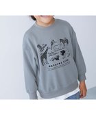 【デビロック/devirock / KIDS】のデビラボ BOXシルエット プリント トレーナー トレーナー トップス 25AW 009-アニマルズ-くすみブルー|ID: prp329100004736817 ipo3291000000034565067
