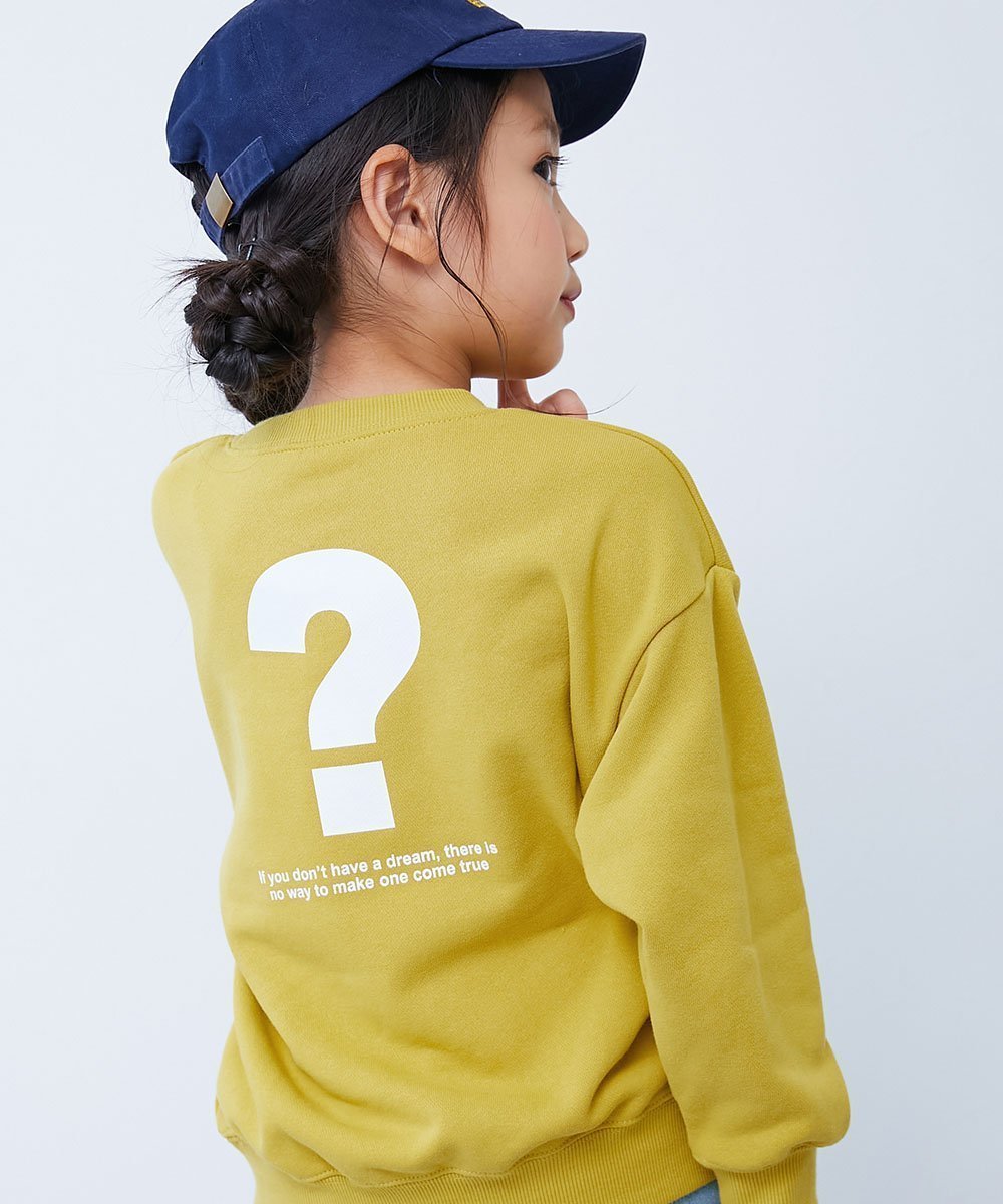 【デビロック/devirock / KIDS】のデビラボ BOXシルエット プリント トレーナー トレーナー トップス 25AW インテリア・キッズ・メンズ・レディースファッション・服の通販 founy(ファニー) ファッション Fashion キッズファッション Fashion for Kids トップス・カットソー Cut & Sew Tops シンプル Simple, Minimal ストレッチ Stretch, Stretchy Fabric デニム Denim, Jeans Material トレンド Trend, Trending Now トレーナー Sweatshirt, Trainer プリント Print, Printed Pattern 2025年 2025 2025-2026秋冬・A/W Autumn/Winter 2025–26 AW25–26 013-ハテナ-イエロー|ID: prp329100004736817 ipo3291000000034565070