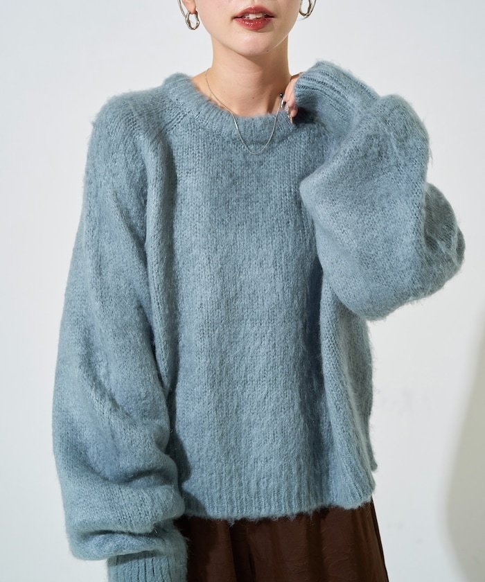 【フリークスストア/FREAK'S STORE】のカラー シャギー ニット ショート プルオーバー【限定展開】 25AW インテリア・キッズ・メンズ・レディースファッション・服の通販 founy(ファニー) ファッション Fashion レディースファッション Fashion for Women トップス・カットソー Cut & Sew Tops ニット Knit Tops & Sweaters カジュアルプルオーバー・ニットトップス Pullovers & Knit Tops / Casual Pullovers 2025年 2025 2025-2026秋冬・A/W Autumn/Winter 2025–26 AW25–26 冬 Winter / This Winter イエロー Yellow ショルダー Shoulder, Shoulder Strap ショート Short, Short Length ドロップ Drop Shoulder, Dropped Style バランス Balance, Style Balance A/W・秋冬 Autumn/Winter ブルー|ID: prp329100004736899 ipo3291000000034548112