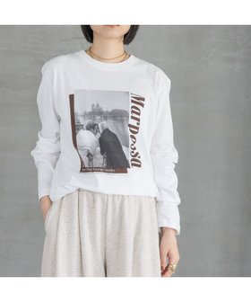 【アパートバイローリーズ/apart by lowrys】の【別注】LIFEアソートフォトロンT 人気、トレンドファッション・服の通販 founy(ファニー) ファッション Fashion レディースファッション Fashion for Women トップス・カットソー Cut & Sew Tops ロングTシャツ・Tシャツ Longline T-Shirts & Tees インナー Innerwear カットソー Cut and Sewn Top カーディガン Cardigan, Knitwear ジャケット Jacket, Outerwear フランス France, French プリント Print, Printed Pattern モチーフ Motif, Design Theme 別注 Limited Edition, Custom Order 秋 Autumn |ID:prp329100004736920