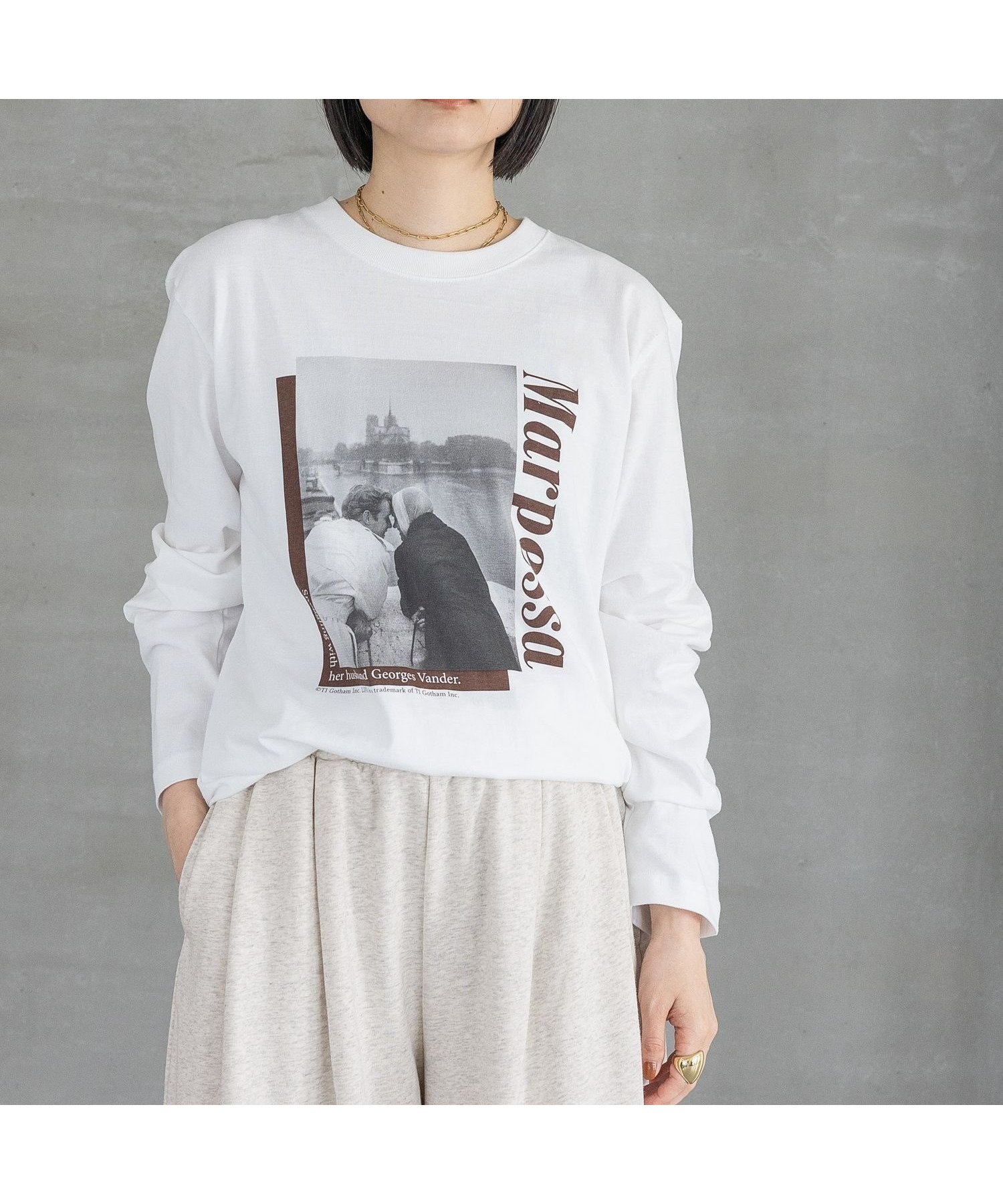 【アパートバイローリーズ/apart by lowrys】の【別注】LIFEアソートフォトロンT 人気、トレンドファッション・服の通販 founy(ファニー) 　ファッション　Fashion　レディースファッション　Fashion for Women　トップス・カットソー　Cut & Sew Tops　ロングTシャツ・Tシャツ　Longline T-Shirts & Tees　インナー　Innerwear　カットソー　Cut and Sewn Top　カーディガン　Cardigan, Knitwear　ジャケット　Jacket, Outerwear　フランス　France, French　プリント　Print, Printed Pattern　モチーフ　Motif, Design Theme　別注　Limited Edition, Custom Order　秋　Autumn　 other-1|ID: prp329100004736920 ipo3291000000034235304