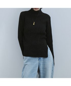 【アダム エ ロペ/ADAM ET ROPE'】の【WEB限定】・【定番人気】ハイネックラメニットプルオーバー 人気、トレンドファッション・服の通販 founy(ファニー) ファッション Fashion レディースファッション Fashion for Women トップス・カットソー Cut & Sew Tops ニット Knit Tops & Sweaters カジュアルプルオーバー・ニットトップス Pullovers & Knit Tops / Casual Pullovers ウォッシャブル Machine Washable シンプル Simple, Minimal スラックス Slacks, Dress Pants スリット Slit, Slit Detail デニム Denim, Jeans Material 定番 Standard, Basic Item 人気 Popular, Best Seller ハイネック High Neck, Mock Neck フロント Front, Front Design ベーシック Basic, Essential ポケット Pocket, Pocket Detail A/W・秋冬 Autumn/Winter 2026年 2026 |ID:prp329100004736945