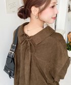 【モーメントプラス/moment+ / MEN】の後ろ編み上げ長袖スエードシャツ 人気、トレンドファッション・服の通販 founy(ファニー) ファッション Fashion メンズファッション Fashion for Men インナー Innerwear ウエスタン Western Style シンプル Simple, Minimal トレンド Trend, Trending Now 長袖 Long Sleeve, Full Sleeve フリル Frill, Ruffle フリンジ Fringe, Tassel フレア Flare, Flared ベーシック Basic, Essential ボトム Bottoms, Lower Wear 羽織 Haori, Light Jacket リボン Ribbon, Bow ロング Long, Long-Length A/W・秋冬 Autumn/Winter 再入荷 Restock / Back in Stock プチプライス・低価格 Affordable / Budget Price エレガント 上品 Elegant thumbnail ブラウン|ID: prp329100004736973 ipo3291000000034216903