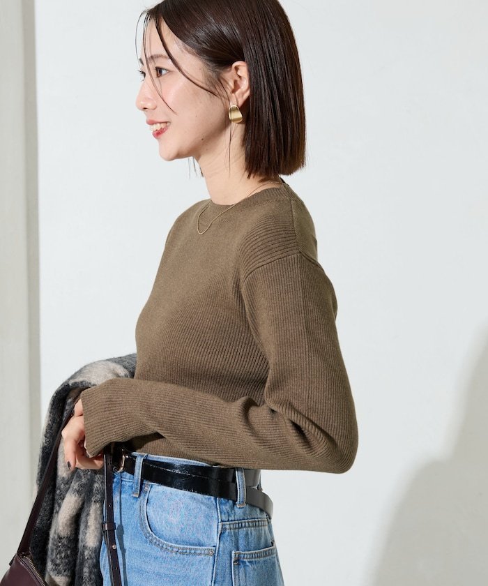 【フリークスストア/FREAK'S STORE】の吸湿発熱 リブ クルーネック ニット プルオーバー【限定展開】 25AW インテリア・キッズ・メンズ・レディースファッション・服の通販 founy(ファニー) ファッション Fashion レディースファッション Fashion for Women トップス・カットソー Cut & Sew Tops ニット Knit Tops & Sweaters カジュアルプルオーバー・ニットトップス Pullovers & Knit Tops / Casual Pullovers インナー Innerwear シンプル Simple, Minimal ジャケット Jacket, Outerwear 定番 Standard, Basic Item リブニット Rib Knit, Ribbed Knit リラックス Relax, Relaxed Fit ワイド Wide, Wide Fit 冬 Winter / This Winter A/W・秋冬 Autumn/Winter おすすめ Recommended / Our Picks 2025年 2025 2025-2026秋冬・A/W Autumn/Winter 2025–26 AW25–26 ブラウン|ID: prp329100004736979 ipo3291000000034325138