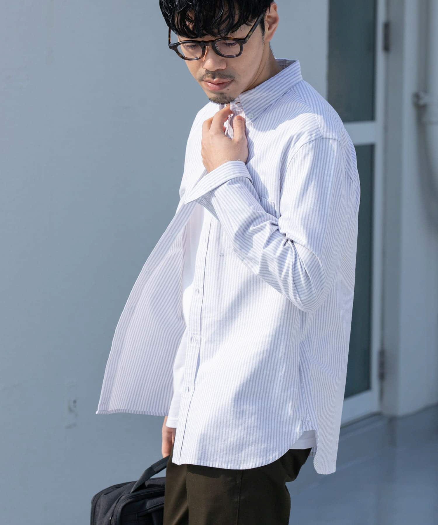 【アーバンリサーチ ロッソ/URBAN RESEARCH ROSSO / MEN】の『WEB限定』『XXLサイズあり』『抗菌/消臭』ハイパフォーマンスオックスボタンダウンSH インテリア・キッズ・メンズ・レディースファッション・服の通販 founy(ファニー) ファッション Fashion メンズファッション Fashion for Men 抗菌 Antibacterial, Bacteria-Resistant シンプル Simple, Minimal ストレッチ Stretch, Stretchy Fabric ダウン Down, Puffer 定番 Standard, Basic Item バランス Balance, Style Balance パフォーマンス Performance, Active Function フィット Fit, Slim Fit ベーシック Basic, Essential おすすめ Recommended / Our Picks 旅行 Travel ビジネス 仕事 通勤 Business / Work / Commuting GRY STRIPE|ID: prp329100004737004 ipo3291000000034524011