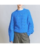 【ユナイテッドアローズ/UNITED ARROWS】の透かし編み クルーネック ニットプルオーバー COBALT|ID: prp329100004737035 ipo3291000000034776104