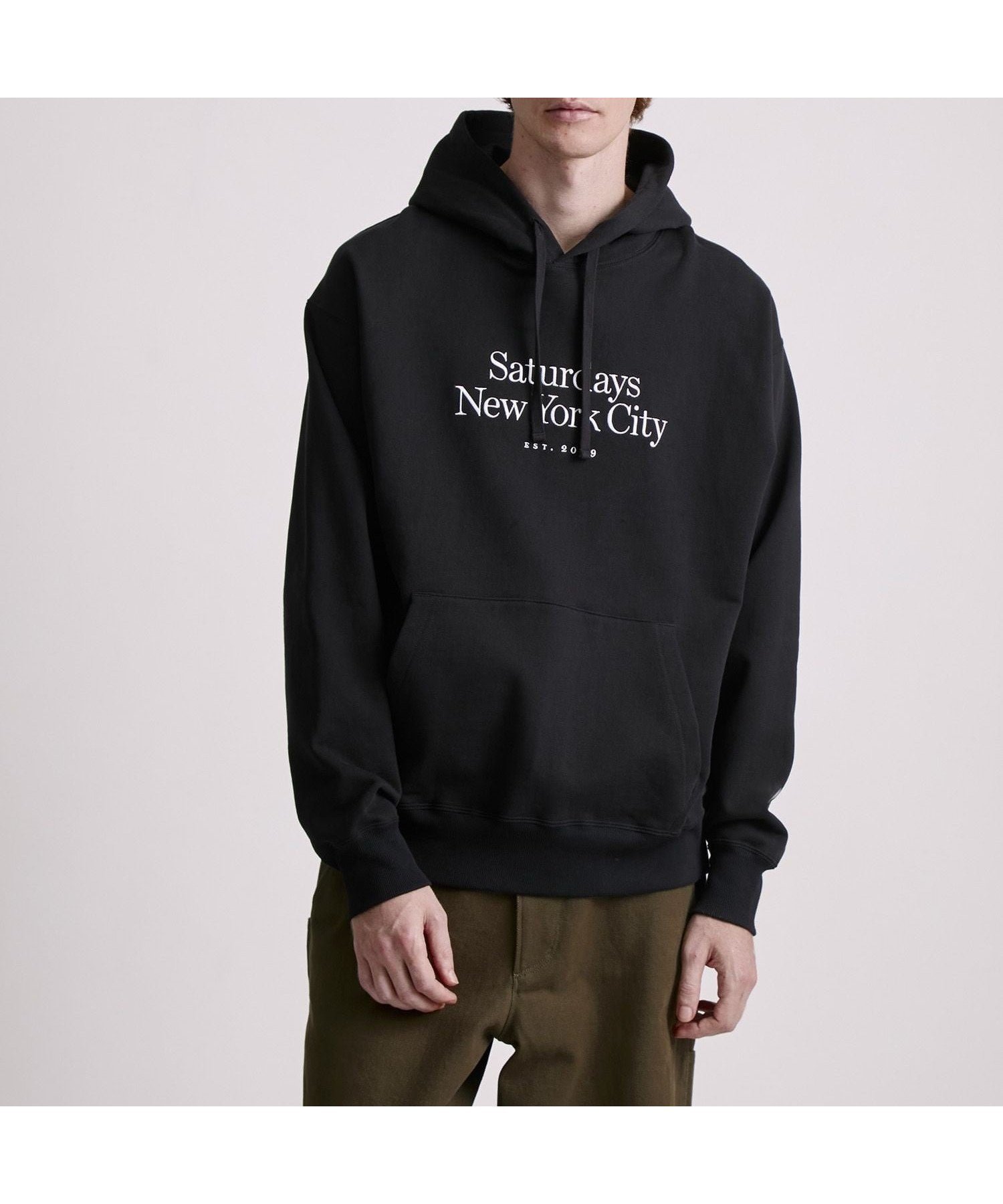 【サタデイズ ニューヨークシティ/SATURDAYS NYC】のDitch Miller Standard Hoodie インテリア・キッズ・メンズ・レディースファッション・服の通販 founy(ファニー)  ファッション Fashion レディースファッション Fashion for Women スタンダード Standard, Basic フィット Fit, Slim Fit フロント Front, Front Design 定番 Standard, Basic Item ブラック(01)|ID: prp329100004737068 ipo3291000000034372447