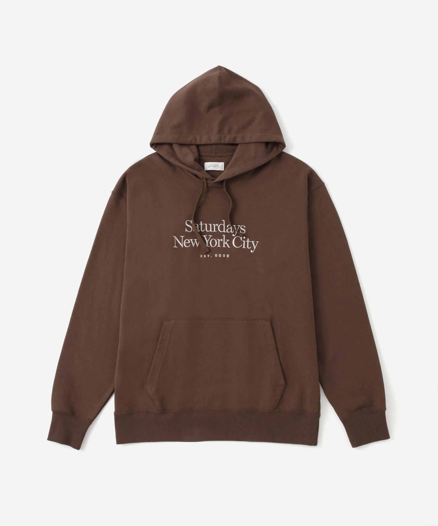 【サタデイズ ニューヨークシティ/SATURDAYS NYC】のDitch Miller Standard Hoodie インテリア・キッズ・メンズ・レディースファッション・服の通販 founy(ファニー)  ファッション Fashion レディースファッション Fashion for Women スタンダード Standard, Basic フィット Fit, Slim Fit フロント Front, Front Design 定番 Standard, Basic Item ダークブラウン(20)|ID: prp329100004737068 ipo3291000000034372449